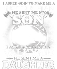 Viking Dad I Asked Odin To Make Me A Better Man He Sent Me My Son Tote Bag