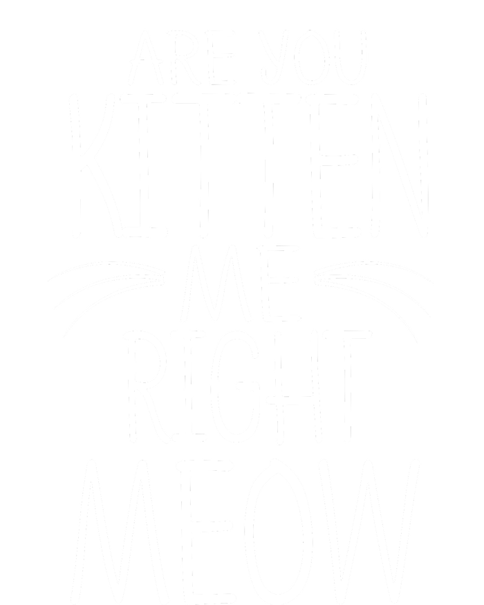 Are You Kitten Me Right Meow Funny Cat Joke Cooling Performance Crew T-Shirt