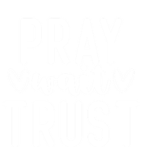 Christian Pray Wait Trust Bible Verse Gift T-Shirt