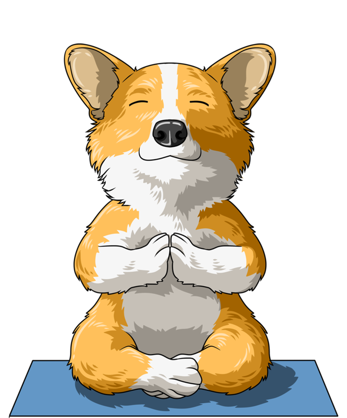 Corgi Yoga Pose Dog Pembroke Welsh Corgi Lovers Owners Gift Funny Gift Premium Hoodie