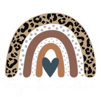 Cute Design Leopard Boho Rainbow For Yoga Instructor Squad Gift T-Shirt