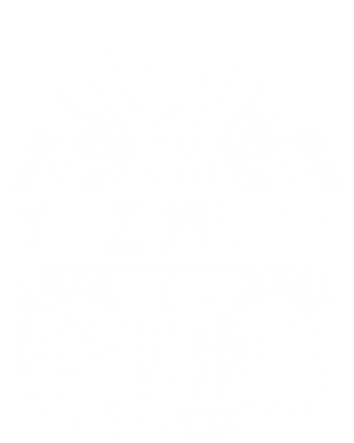 Dad The The Myth The Fishing Legend Gift Women's Long Sleeve Flannel Pajama Set 