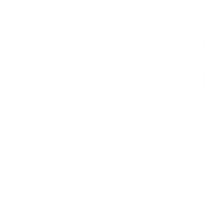 Dads With Beards Are Better Funny Ly Facial Hair Humor Cool Gift V-Neck T-Shirt