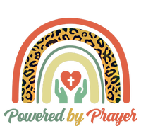 Powered By Prayer Rainbow Praying Christian Jesus Follower Meaningful Gift Tall T-Shirt