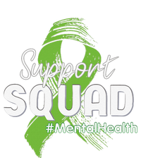 Support Squad Mental Health Awareness Lime Green Ribbon Sustainable Bucket Hat