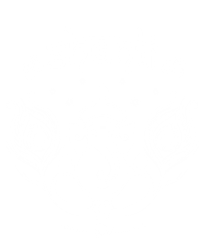 Ganesh Hindu Elephant God Shanti Peace Yoga Gift Kids Hoodie