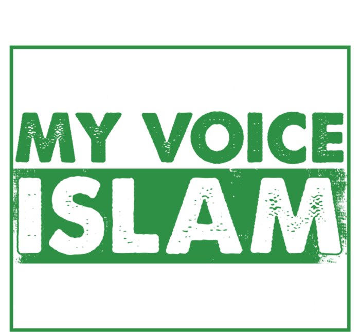 Faith Voice Islam Choice Religion Religious Islamic Gift Cute Gift Ladies Long Sleeve Shirt