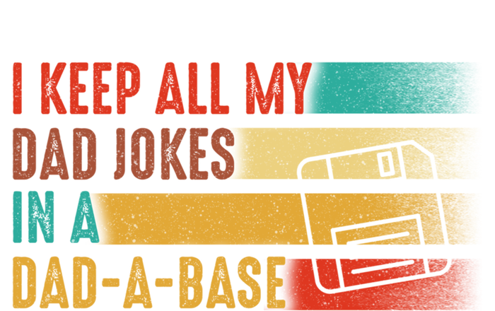 Funny Dad Joke I Keep All My Dad Jokes In A Dad A Base Cute Gift Funny Gift 16 in Basic Backpack