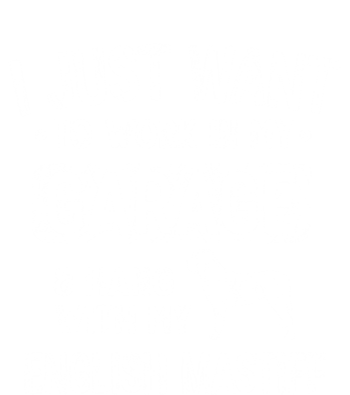 Funny English Mastiff Dad Garage Hang With Dad Garage Me Gift T-Shirt