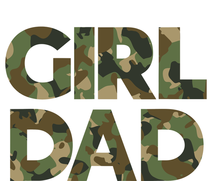 Girl Dad Camo For Men Dad Of Girl Outnumbered Girl Dad Poster