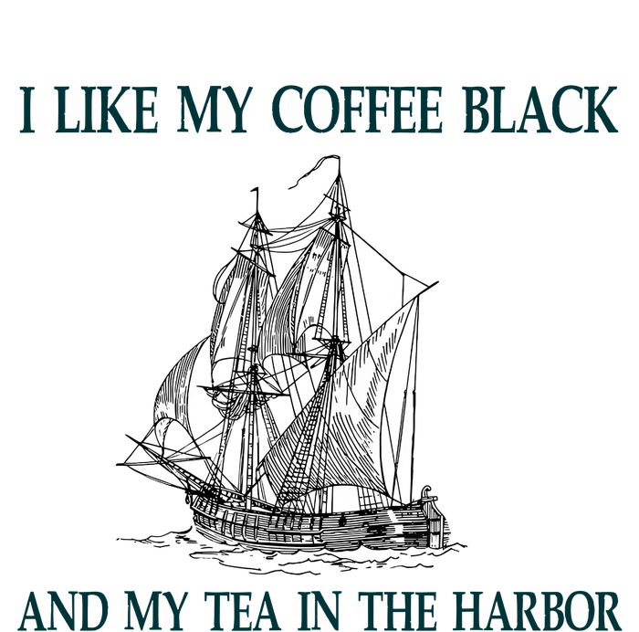 I Like My Coffee Black And Tea In The Harbor Women’s Perfect Tri Rocker Tank