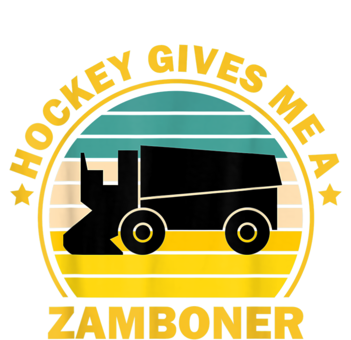 Hockey Gives Me A Zamboner Funny Hockey Fan Men Valucap Bio-Washed Visor