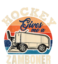 Hockey Gives Me A Zamboner Funny Hockey Fan Men Women's Crop Top Tee