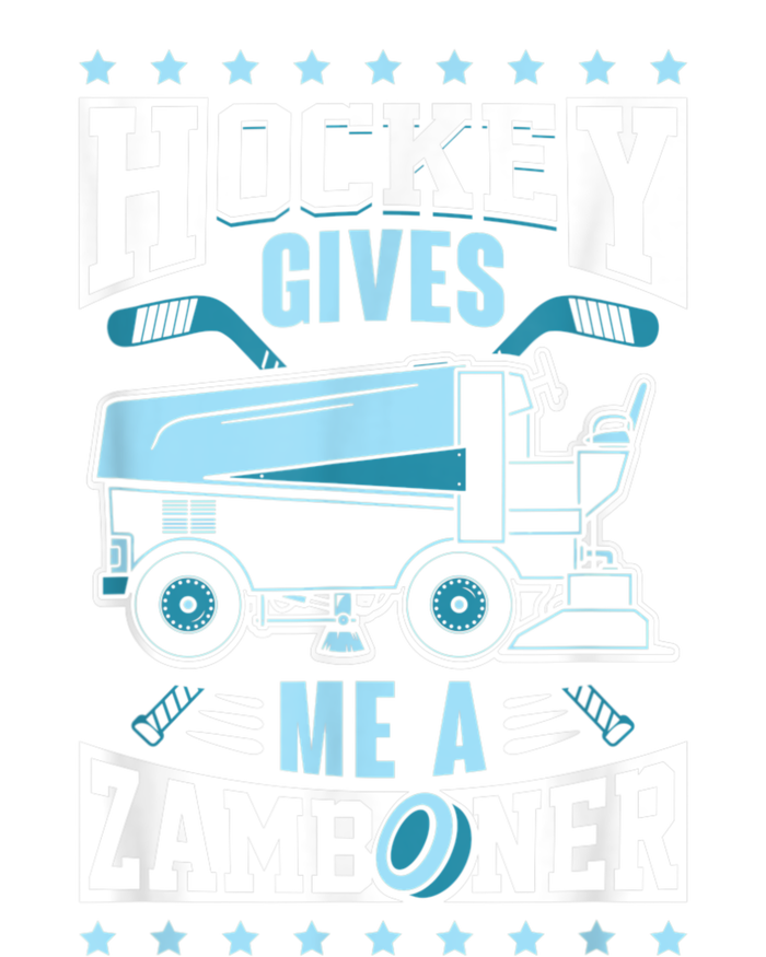 Funny Hockey For Men Hockey Gives Me A Zamboner Womens California Wash Sweatshirt