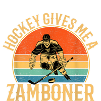 Hockey Gives Me A Zamboner Funny Hockey Cooling Performance Long Sleeve Crew