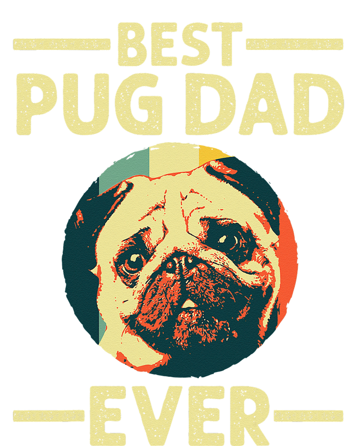 Funny Best Pug Dad Ever Art For Pug Dog Pet Lover Daddy Cooling Performance Crew T-Shirt