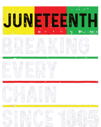 Juneteenth Breaking Every Chain Since 1865 African American Pom Pom 12in Knit Beanie