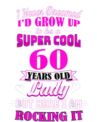 60 Year Old Lady Funny 60th Birthday Rockin' Since Toddler Zip Fleece Hoodie