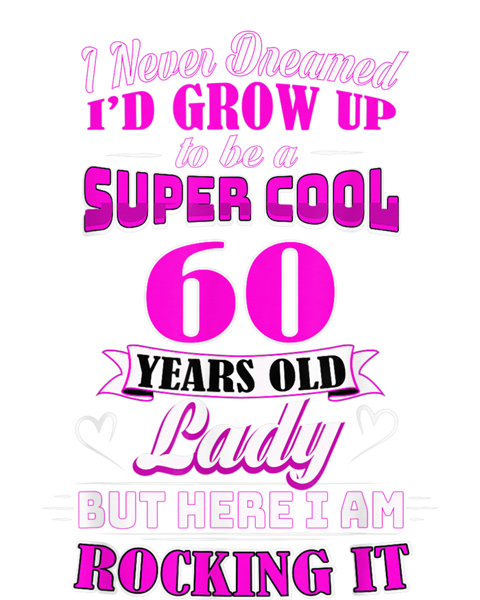 60 Year Old Lady Funny 60th Birthday Rockin' Since Toddler Zip Fleece Hoodie