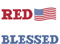 Blessed American Flag Red White And Blessed Cute Gift 16 in Basic Backpack