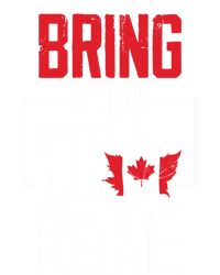 Bring Your Eh Game Funny Canada Canadian Great Gift Zip Tote Bag