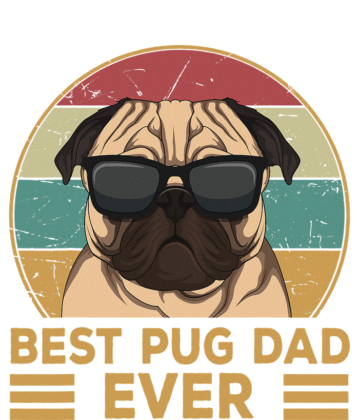 Best Pug Dad Ever Funny Pug Dog Gift Tank Top