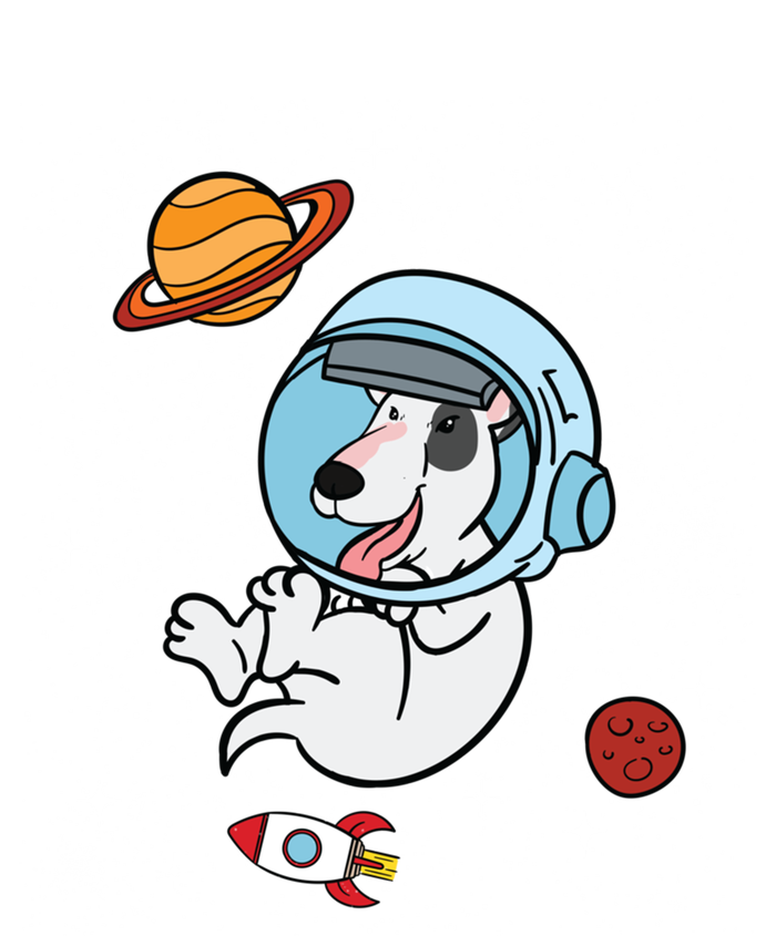 Bull Terrier Dog Astronaut Space Universe Galaxy Cool Gift T-Shirt