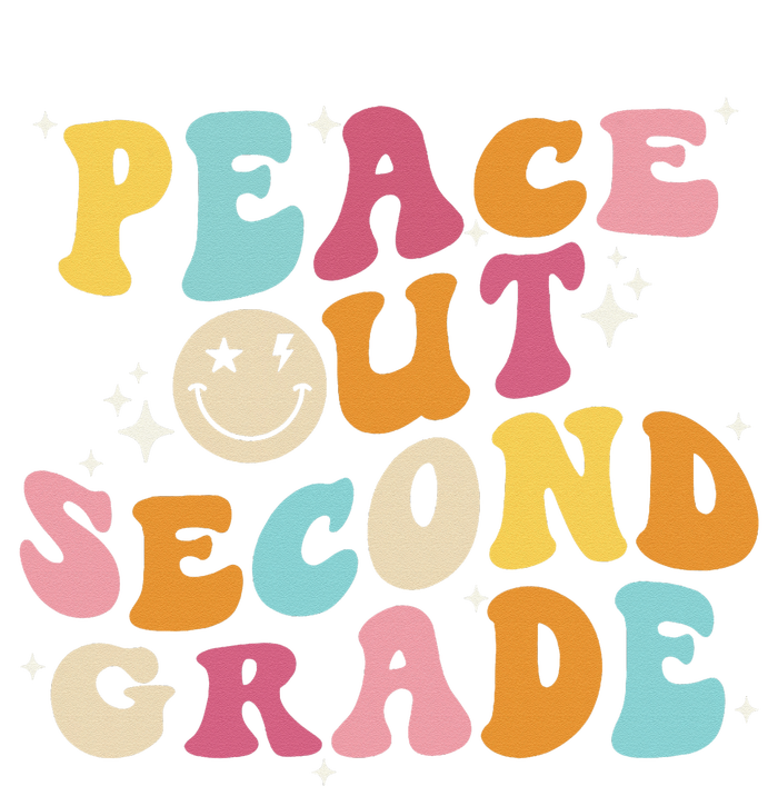 Cute Peace Out Second Grade Funny Last Day Of School T-Shirt