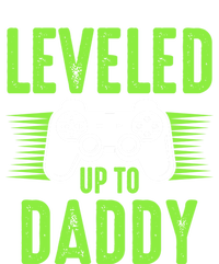 Funny New Dad Gift Video Game Leveled Up To Daddy Gift Kids T-Shirt