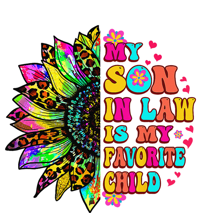 Groovy Retro My Son In Law Is My Favorite Child Mother's Day Kids Long Sleeve Shirt