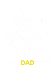 Alex King Of The Grill Best Dad Ever Fathers Day Gift Women's Long Sleeve Flannel Pajama Set 