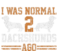 Dachshund Wiener I Was Normal 2 Two Dog Vintage Kids Long Sleeve Shirt