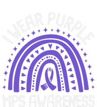 I Wear Purple MPS Awareness High Crown Mesh Back Trucker Hat