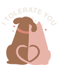 Couples Gift I Tolerate You Cat And Dog Husband Wife Cool Gift Tank Top