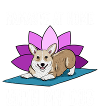 Cute Corgi Doing Yoga Namaste At Home With My Dog Meaningful Gift Tote Bag