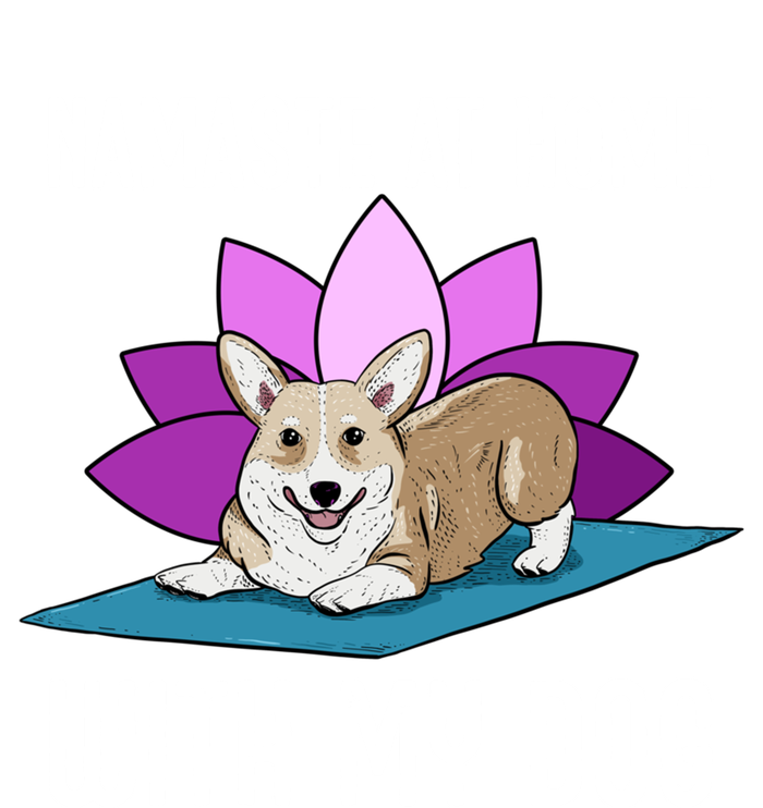 Cute Corgi Doing Yoga Namaste At Home With My Dog Meaningful Gift Tote Bag