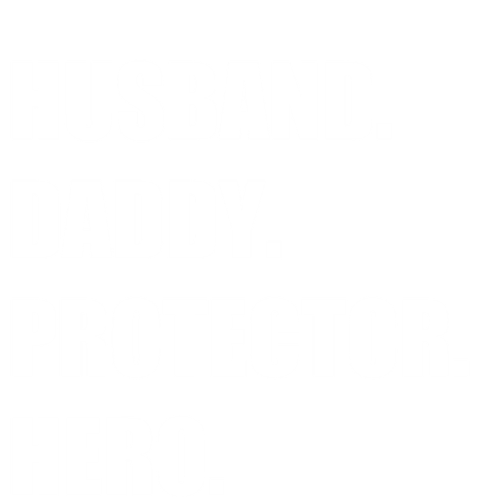 Husband Daddy Protector Hero Funny Fathers Day Funny Gift T-Shirt