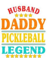 Best Husband Daddy Pickleball Legend Vintage Fathers Day Meaningful Gift Stripe Pom Pom Beanie