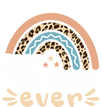 Best Mail Clerk Ever Leopard Rainbow Mom Gift T-Shirt