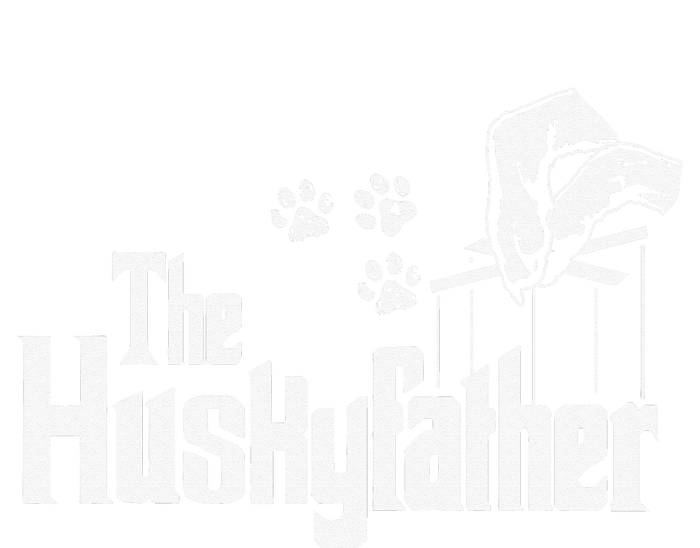 Huskyfather Dog Dad Puppy Paw Print Fun Animal FathersDay City Backpack