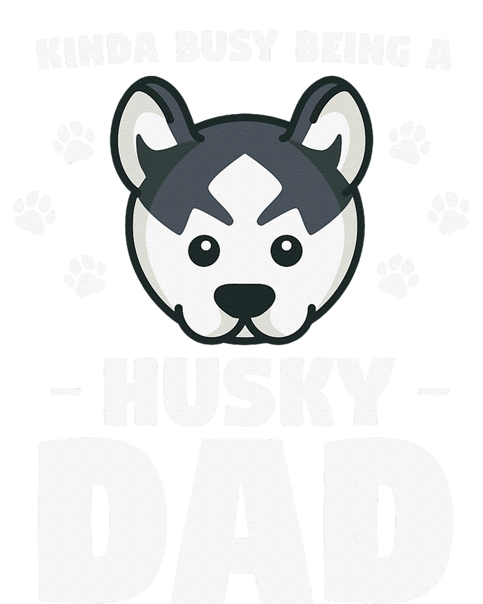 Kinda Busy Being A Husky Dad Siberian Huskies Valucap Bio-Washed Visor