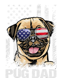 Best Pug Dad Ever American Flag Dog Lover Kids Hoodie