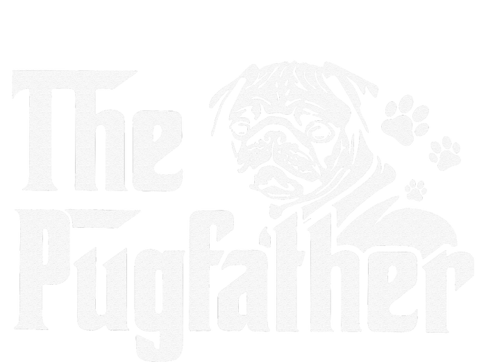 The Pugfather Funny Pug Lovers Pug Dad Dog Dad Father's Day Women's Fleece Hoodie