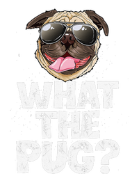 What The Pug Funny Dog Lover Pun Gifts Womens California Wash Sweatshirt