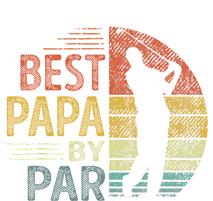 Best Papa By Par Fathers Day Golf Gift Grandpa Cooling Performance Crew T-Shirt