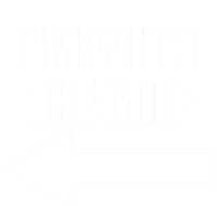 Im With The Milf Red Heart Pointing Arrow Love Hot Milf Gift Full Zip Hoodie