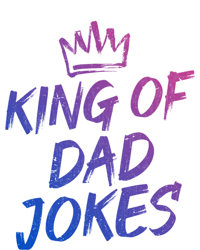 King Of Dad Jokes Fathers Day Humorous Puns Funny Dad Jokes Cute Gift T-Shirt