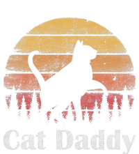 Cat Daddy Cat Lover Vintage Design Fathers Day Cat Dad T-Shirt