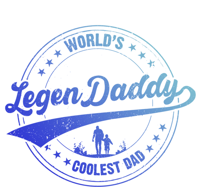 Legendaddy Gift Worlds Coolest Dad For Legendary Father Gift Stripe Pom Pom Beanie