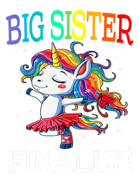 Big Sister Finally Unicorn New Born Gift For Girl Yupoong Adult 5-Panel Trucker Hat